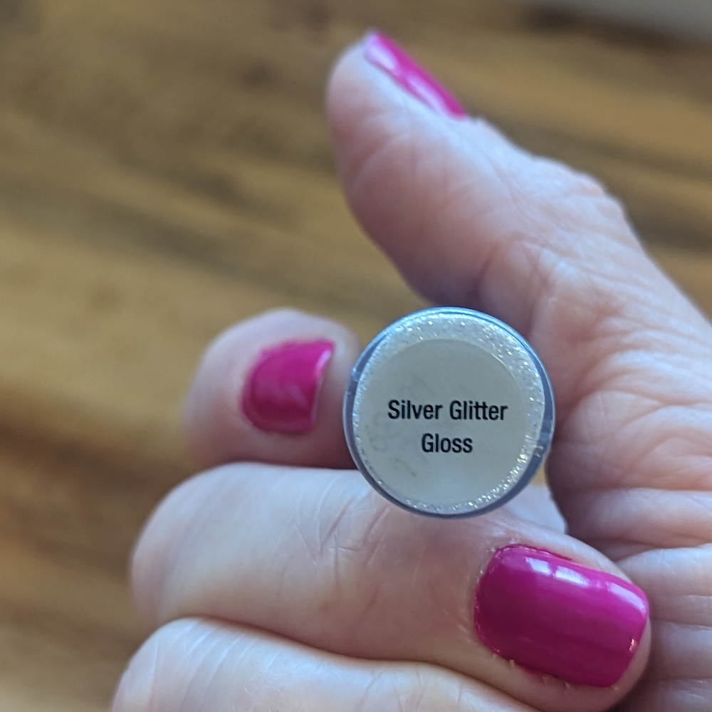 Lipsense silver glitter gloss